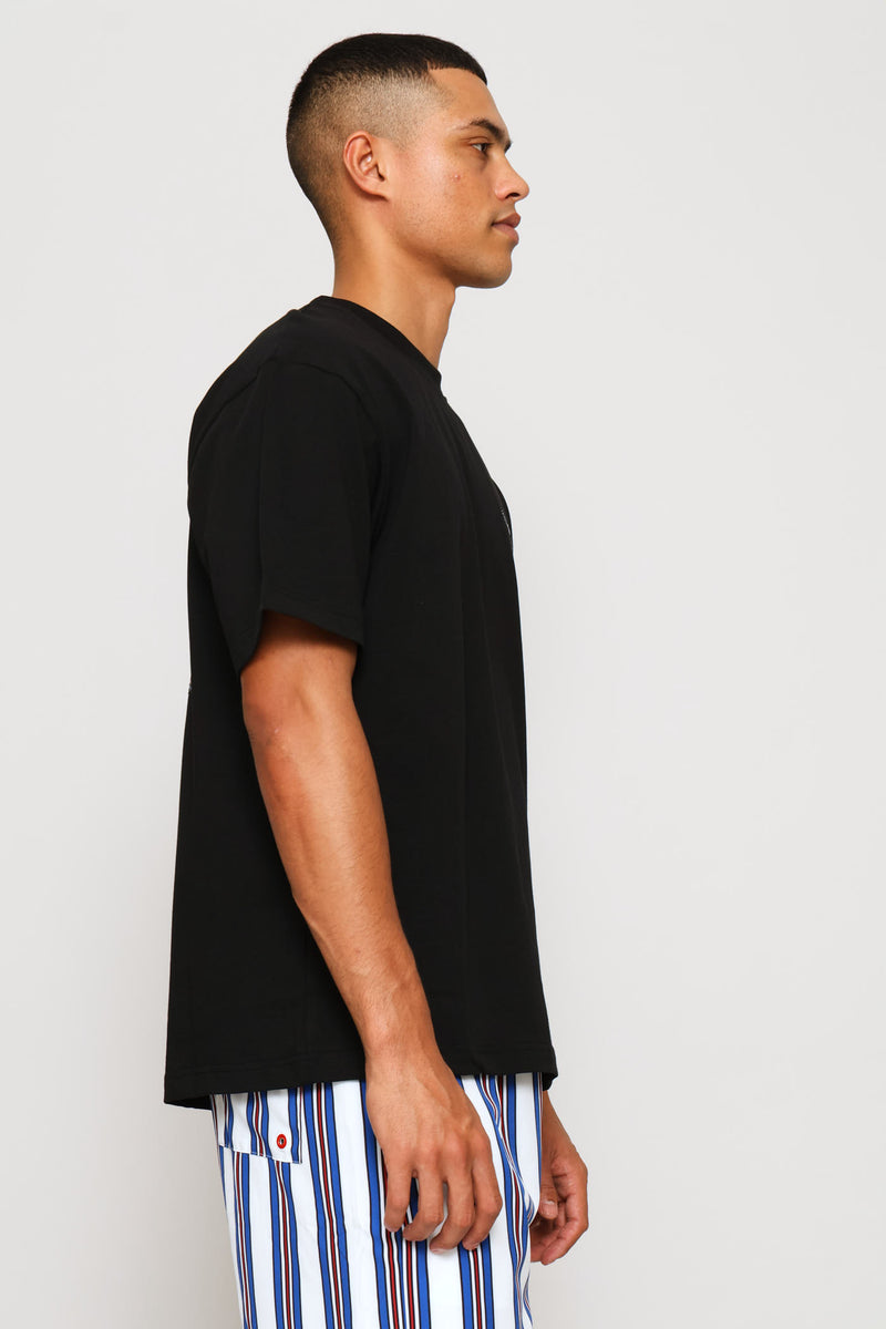 Marcus Teddy Tee - Black