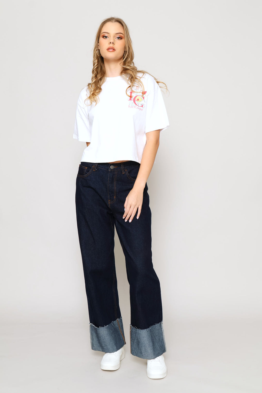 Cropped T-Shirt - White