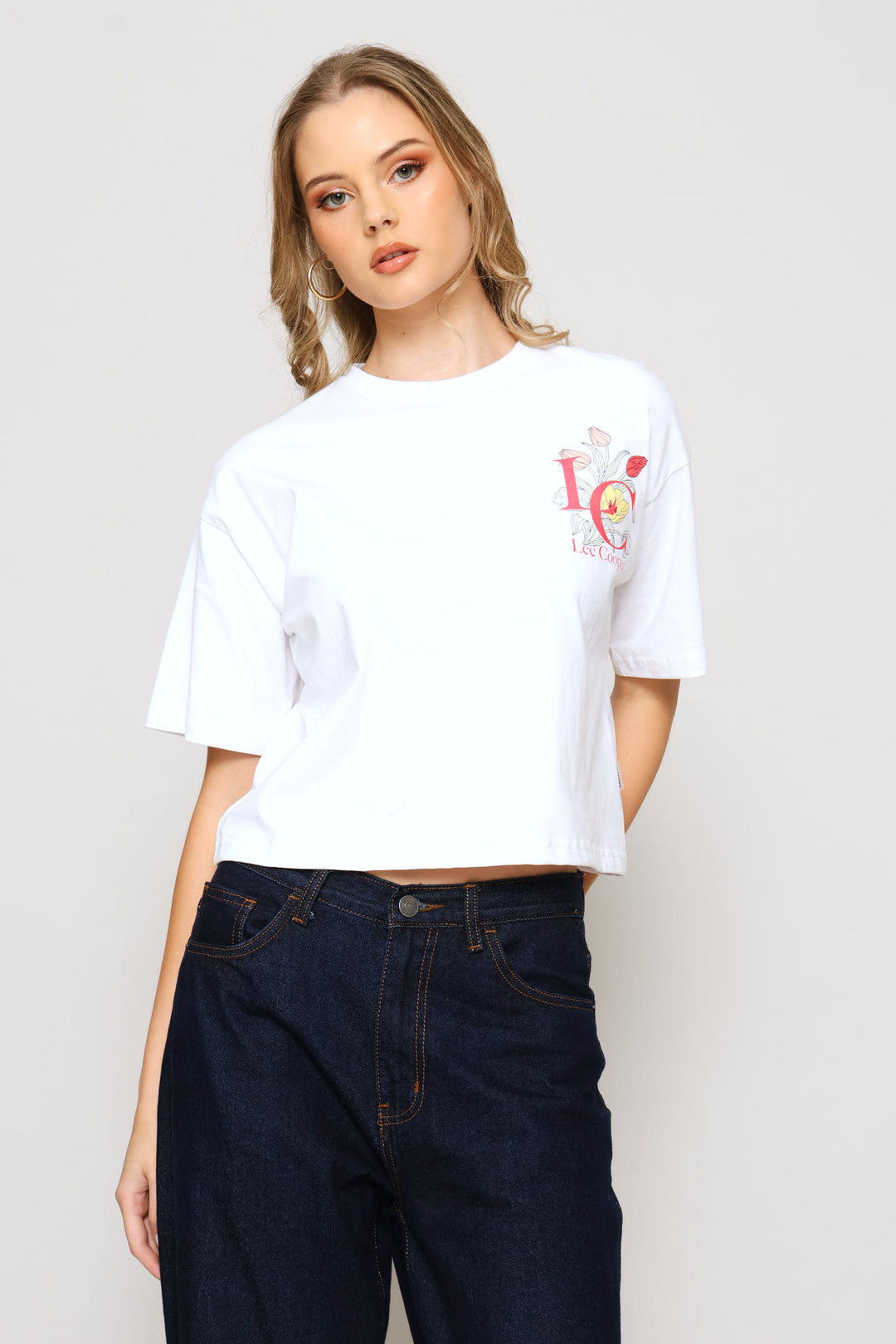 Cropped T-Shirt - White