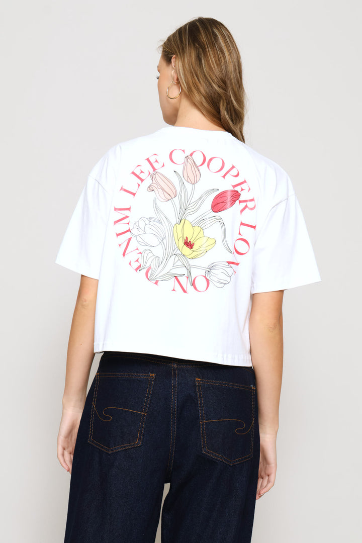 Cropped T-Shirt - White