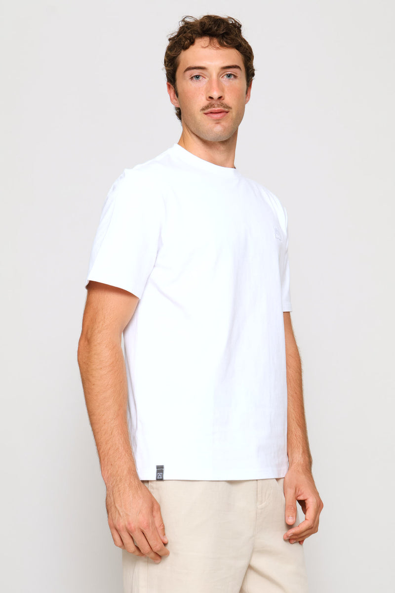 Heavy Weight Crew Neck Tee - White