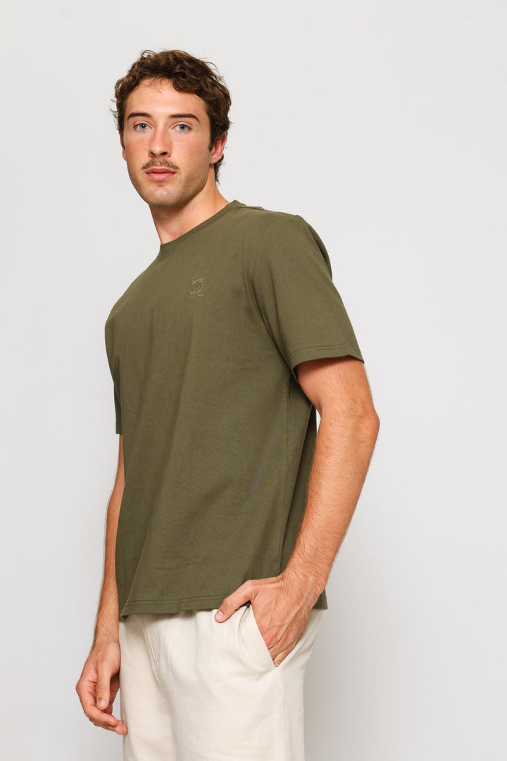 Heavy Weight Crew Neck Tee - Fatigue