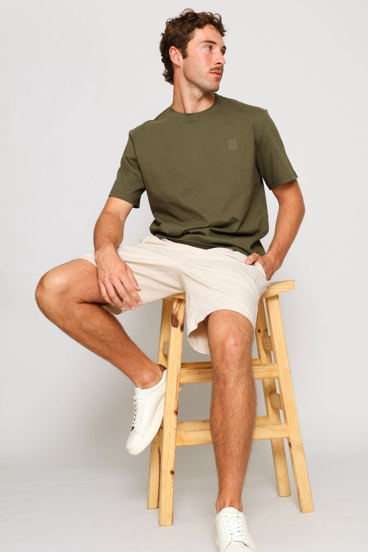 Heavy Weight Crew Neck Tee - Fatigue