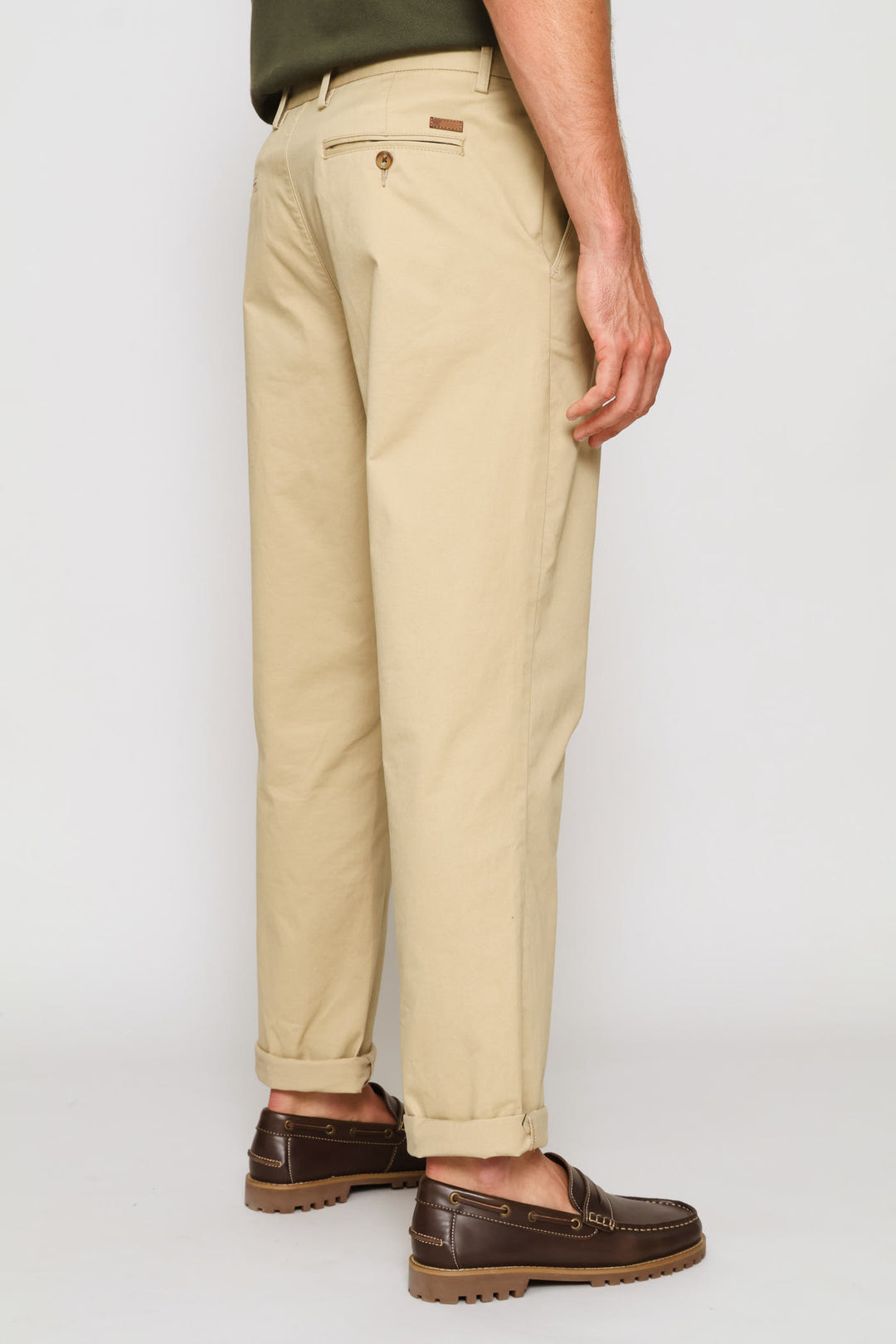 Cotton Chino Pant - Stone