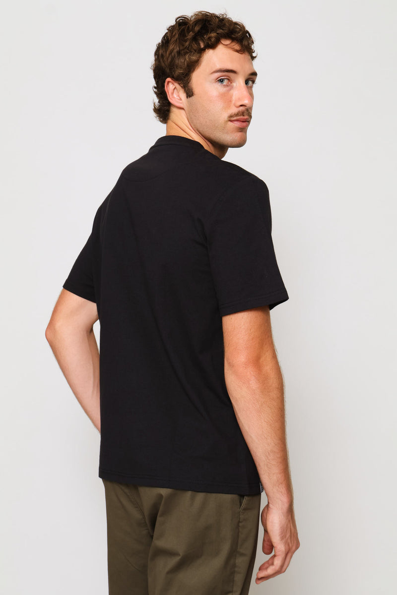 Heavy Weight Crew Neck Tee - Black