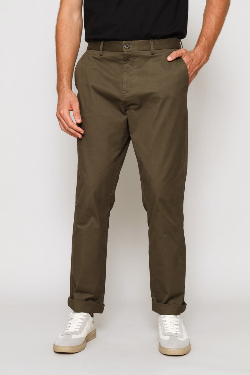 Cotton Chino Pant - Fatigue