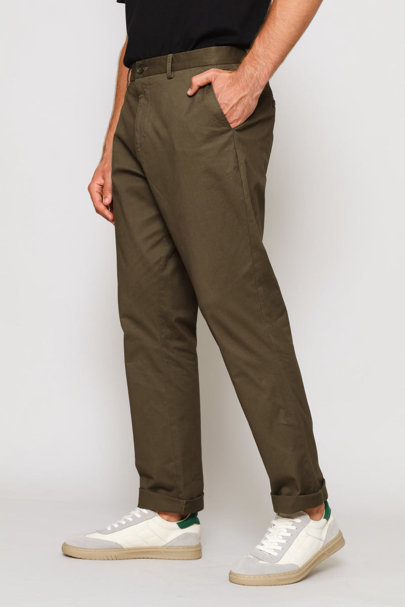 Cotton Chino Pant - Fatigue