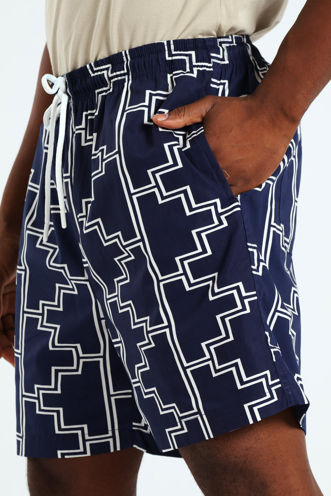 Casablanca Beach Short - Navy
