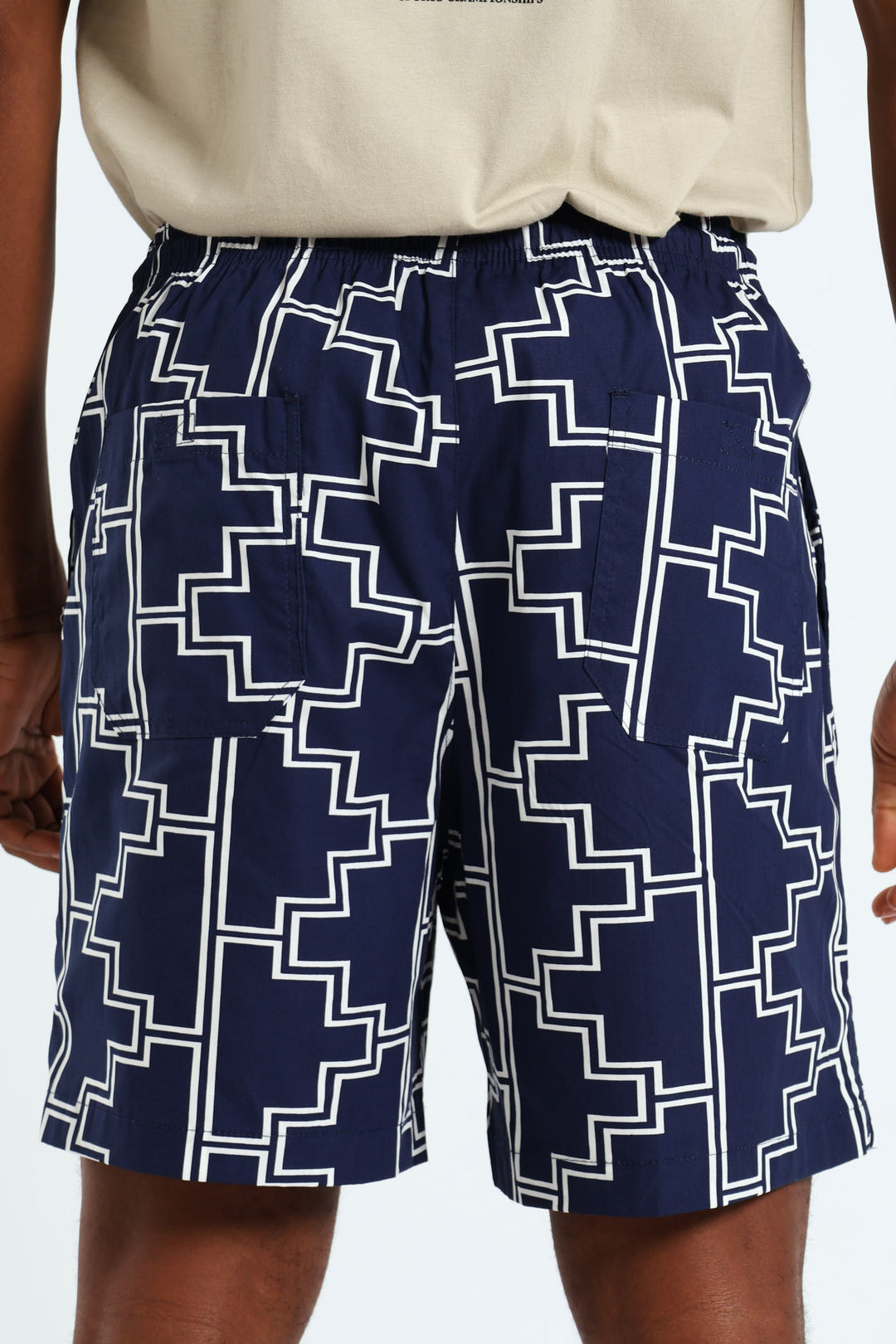 Casablanca Beach Short - Navy