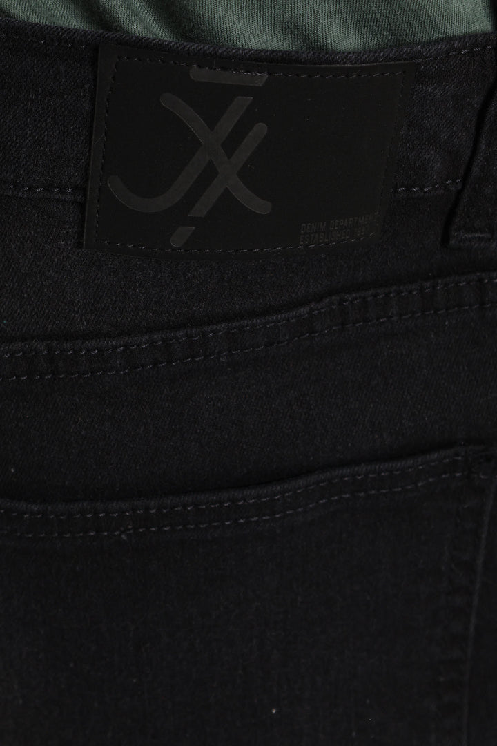 Ripped Super Skinny Denim Jean - Black