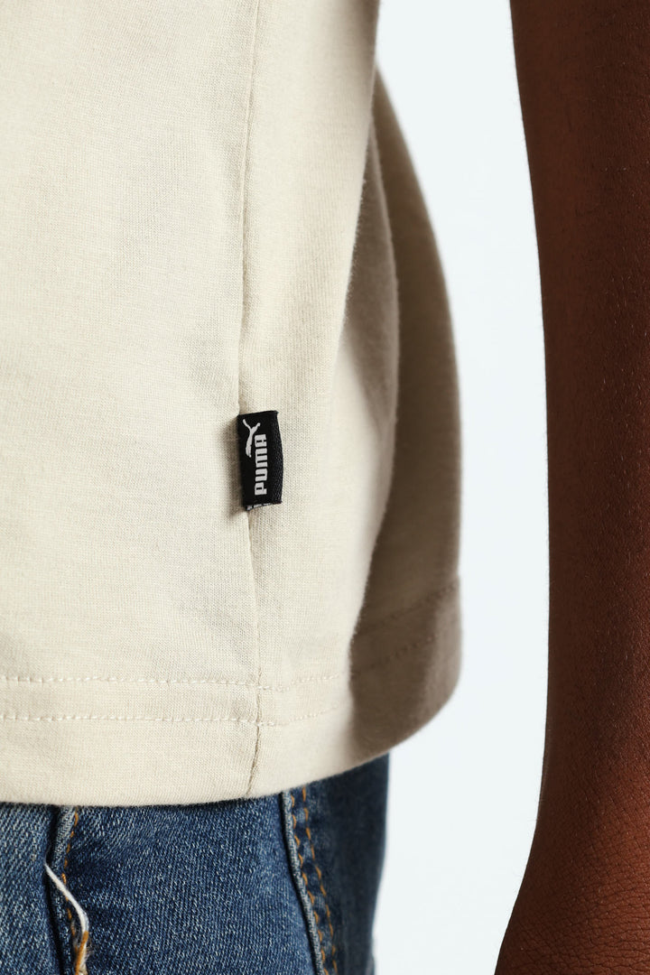 Boys Sneaker Tee - Stone