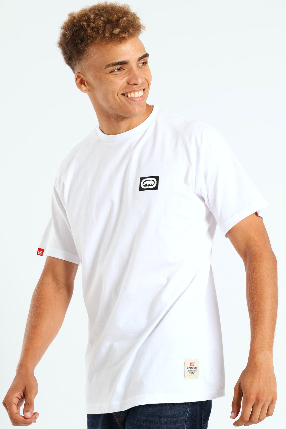 Never Out Hd Print Tee - White