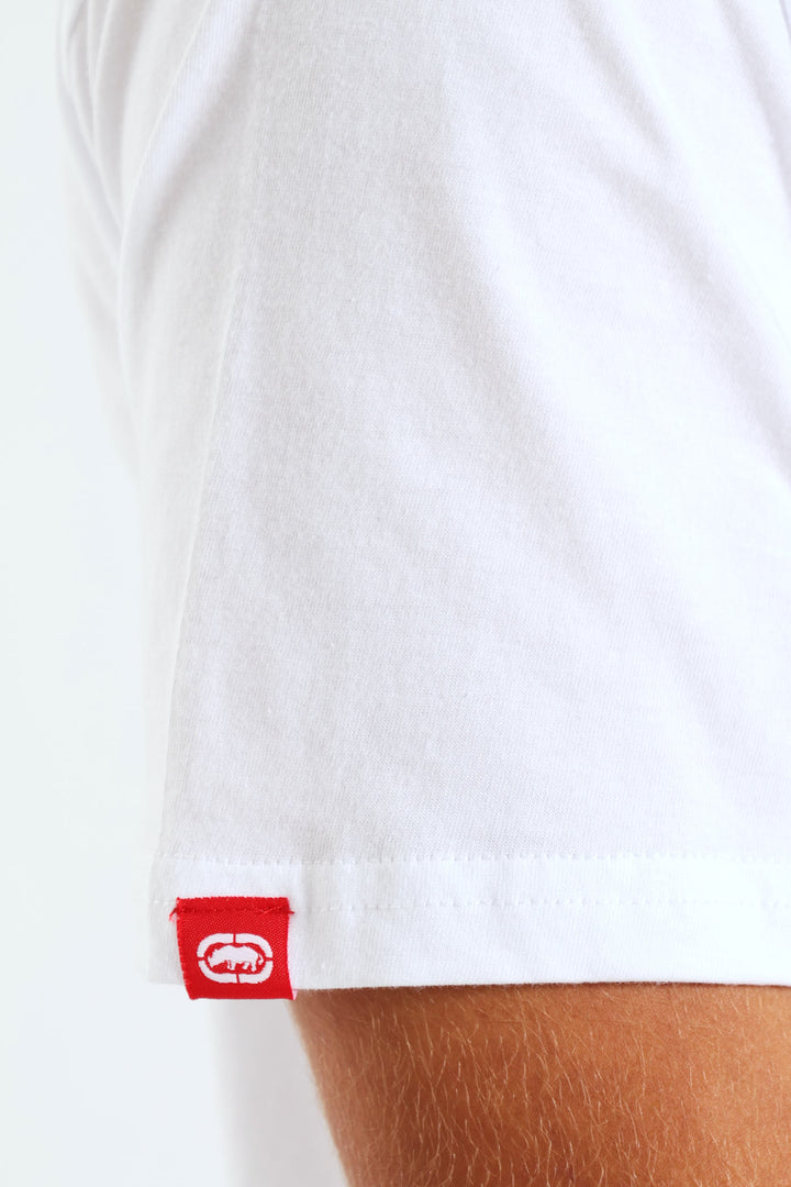 Never Out Hd Print Tee - White