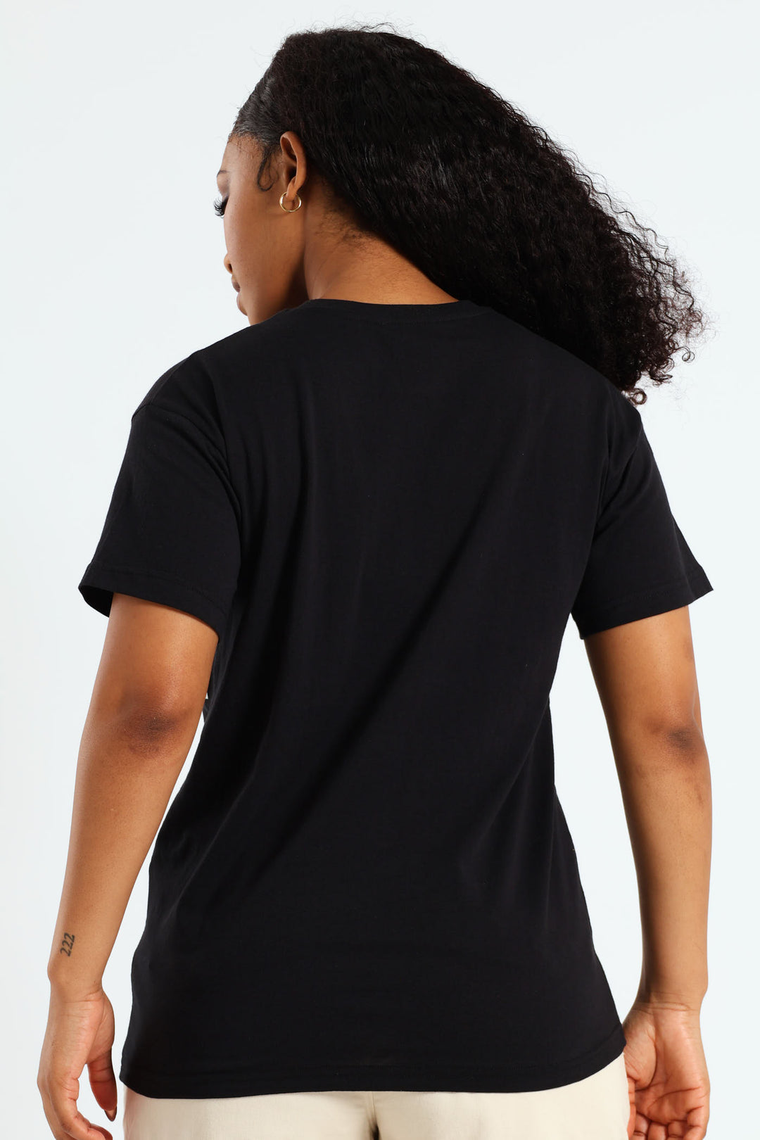 New York Graphic Oversized Tee - Black