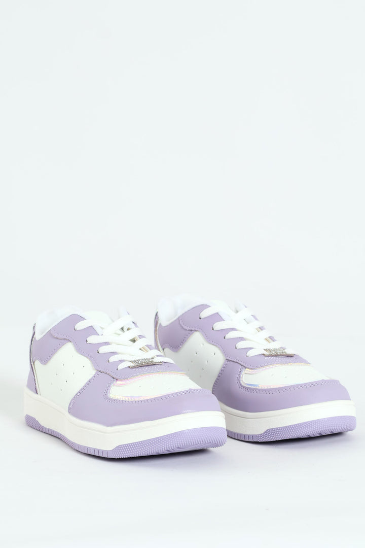 Girls Court Sneaker - Lilac