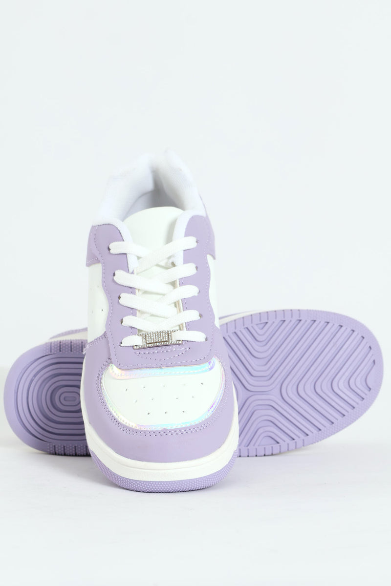 Girls Court Sneaker - Lilac