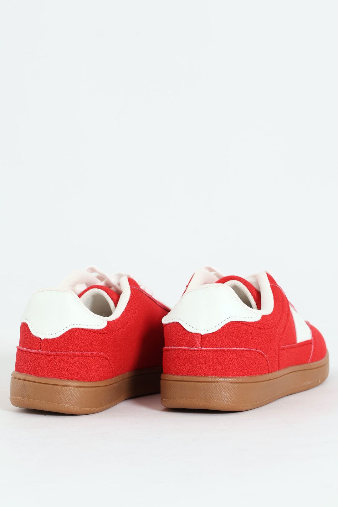 Girls Gumsole Sneaker - Red/White