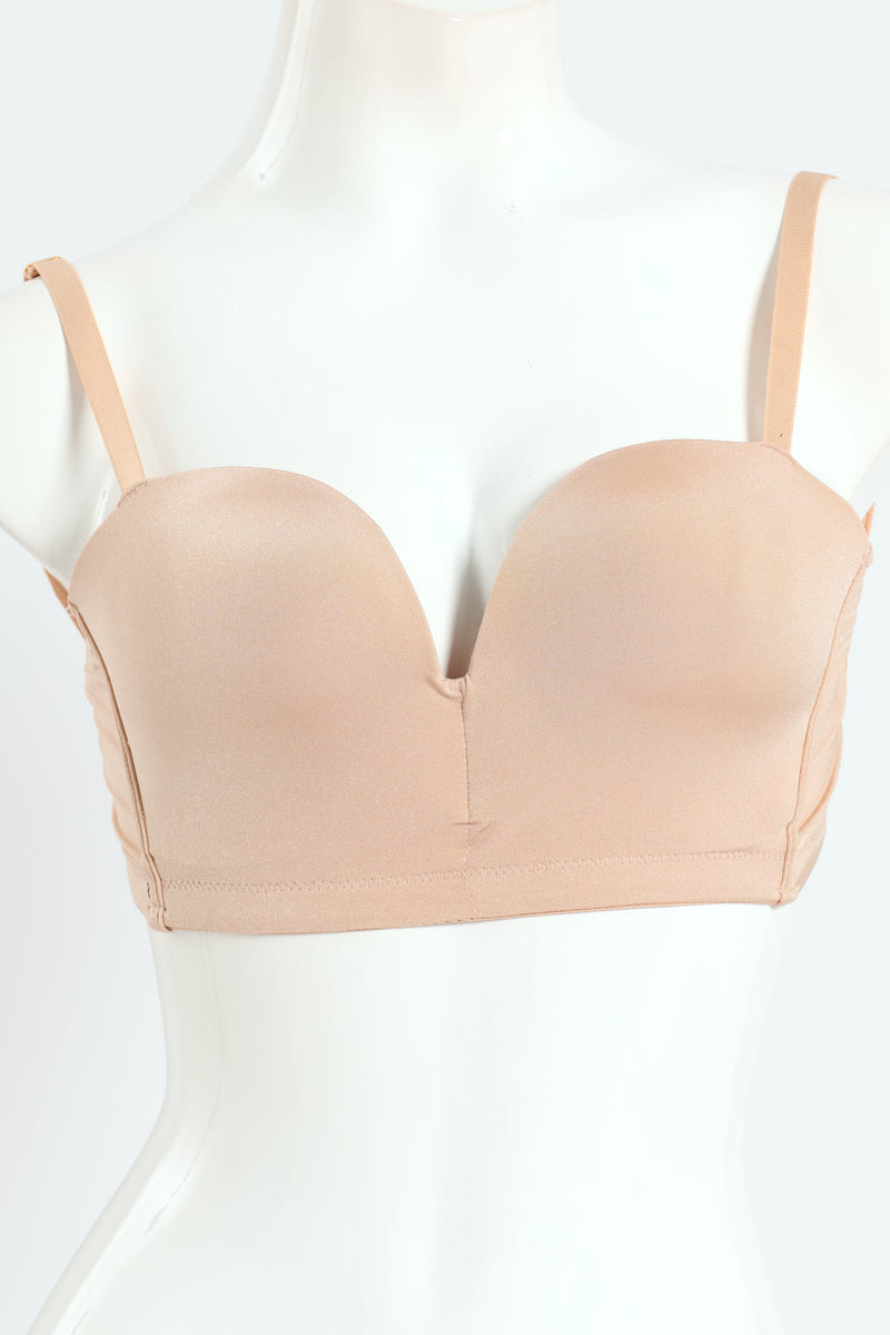 Backless Longline Bra - Beige