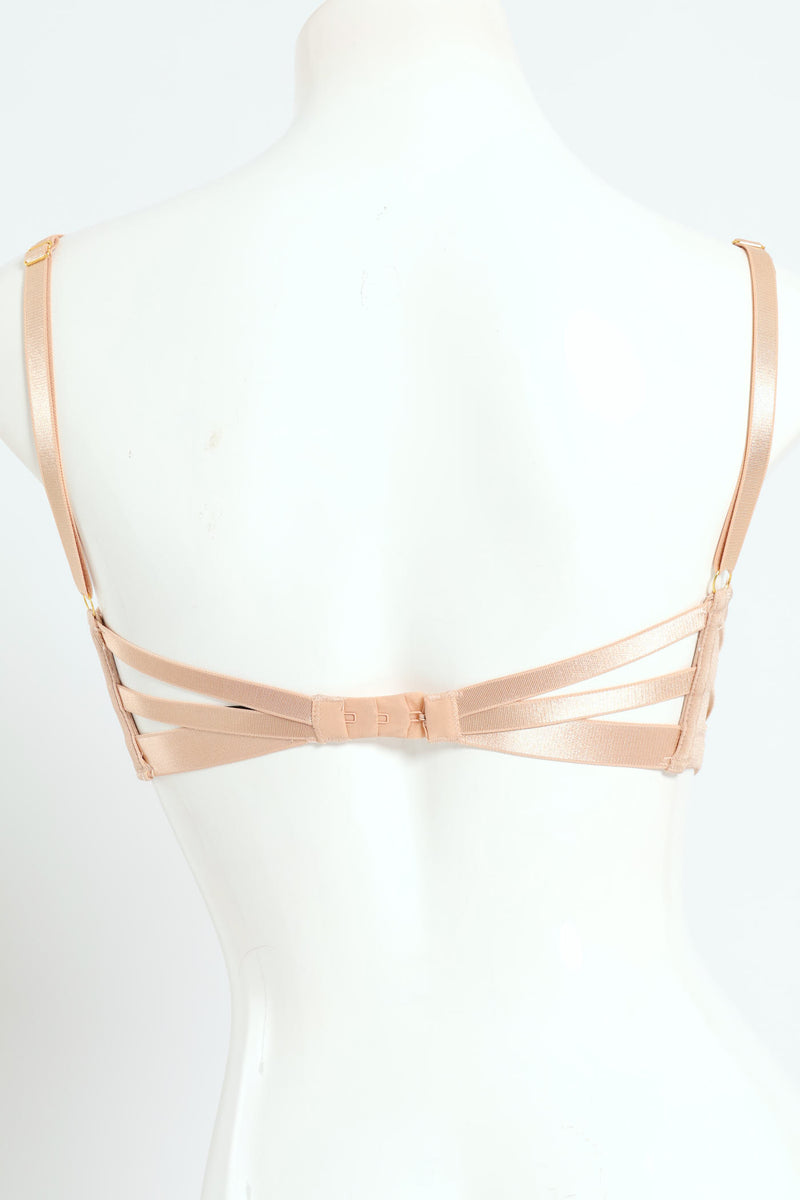Backless Longline Bra - Beige