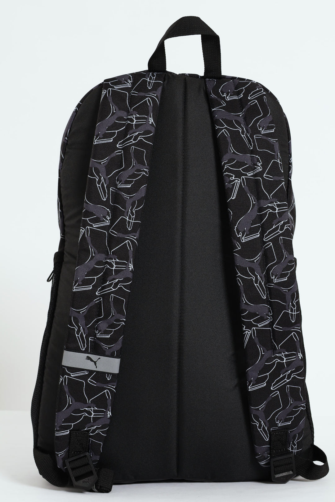 Plus Print Backpack - Black