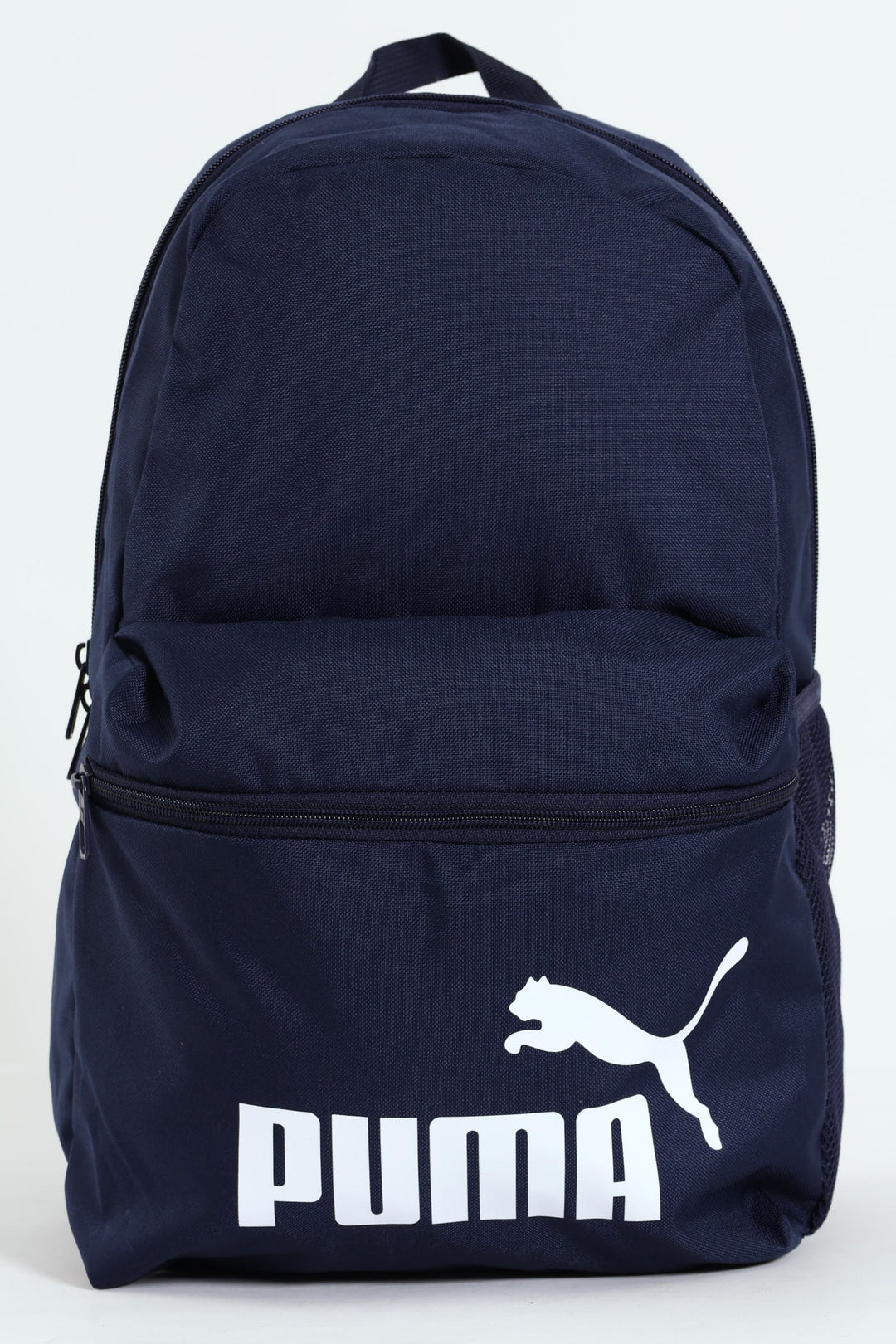 Silver Print Backpack - Navy
