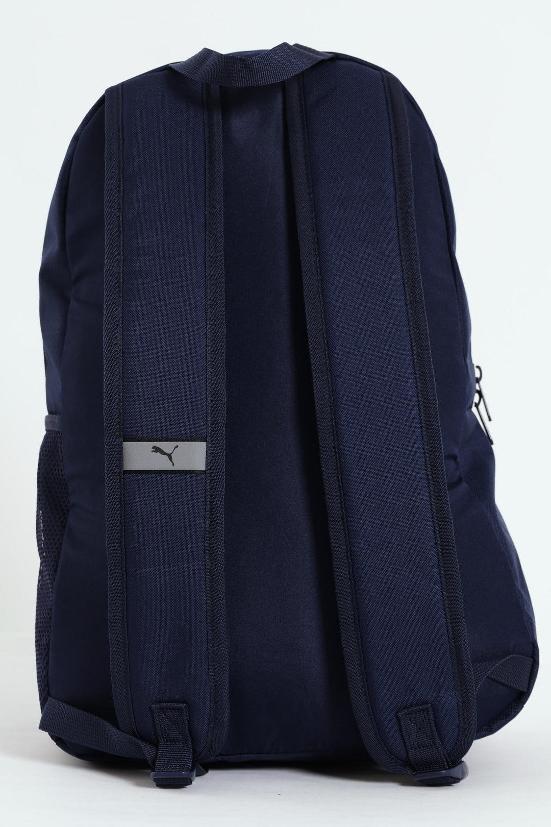 Silver Print Backpack - Navy