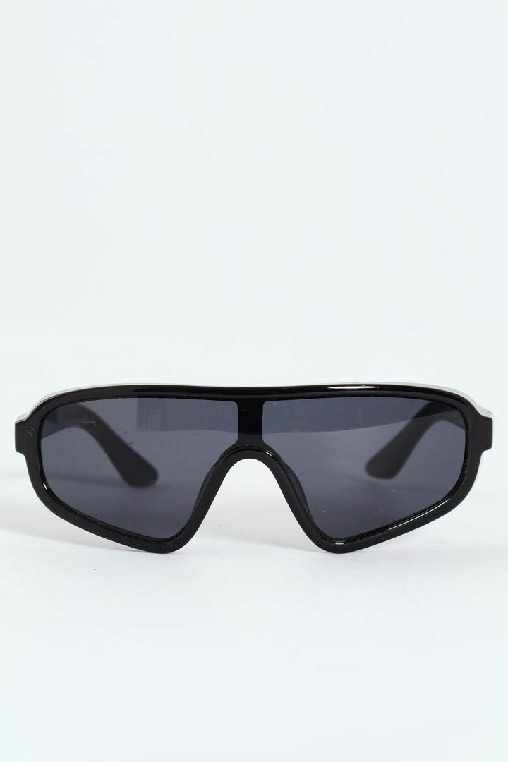 Mono Lens Sport Sunglasses - Black