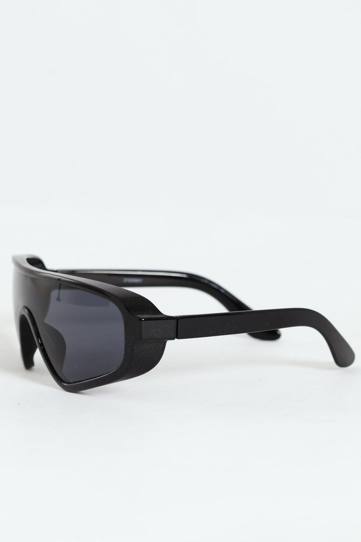 Mono Lens Sport Sunglasses - Black