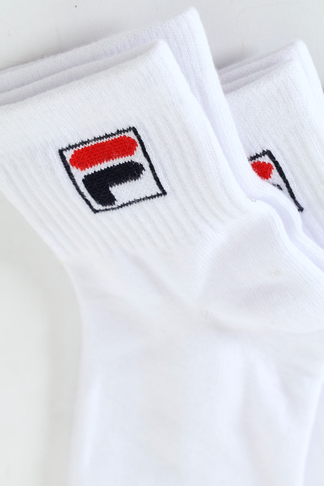 3 Pack Ridge Crew Trainer  Socks - White