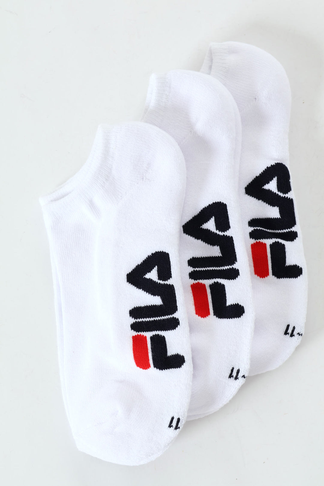 3 Pack Luke No Show Socks - White
