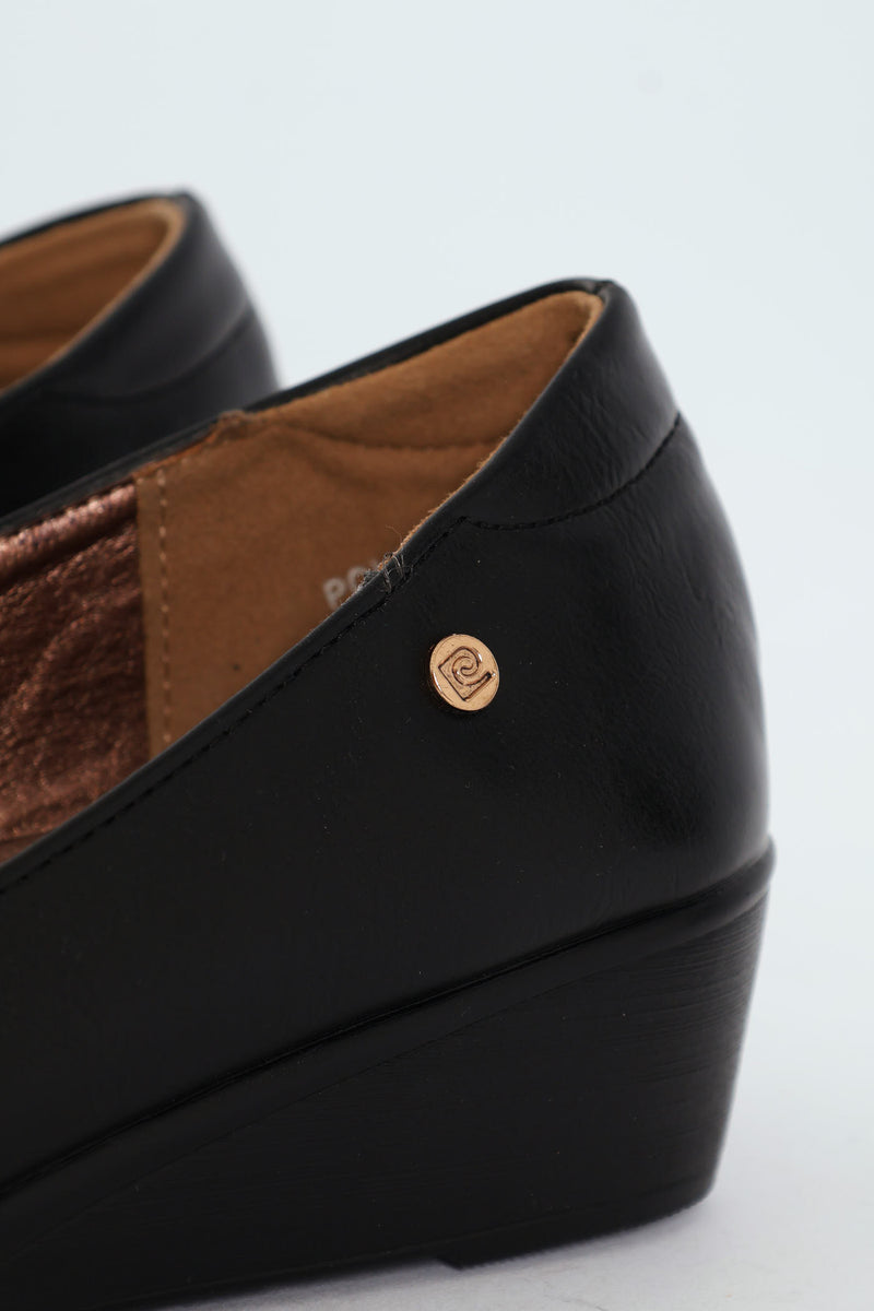 Ladies Elastic Slide Wedge