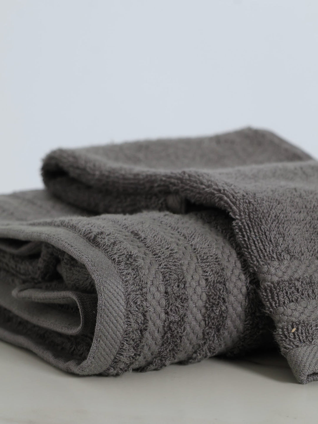 450GSM Ripple Flow Bath Towels - Grey