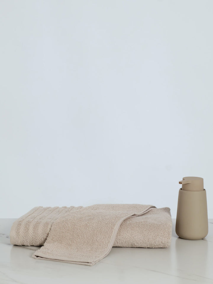 450GSM Ripple Flow Bath Towels - Stone
