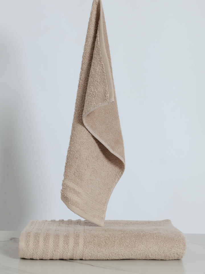 450GSM Ripple Flow Bath Towels - Stone