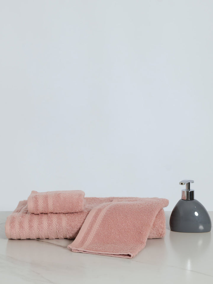 450GSM Ripple Flow Bath Towels - Blush