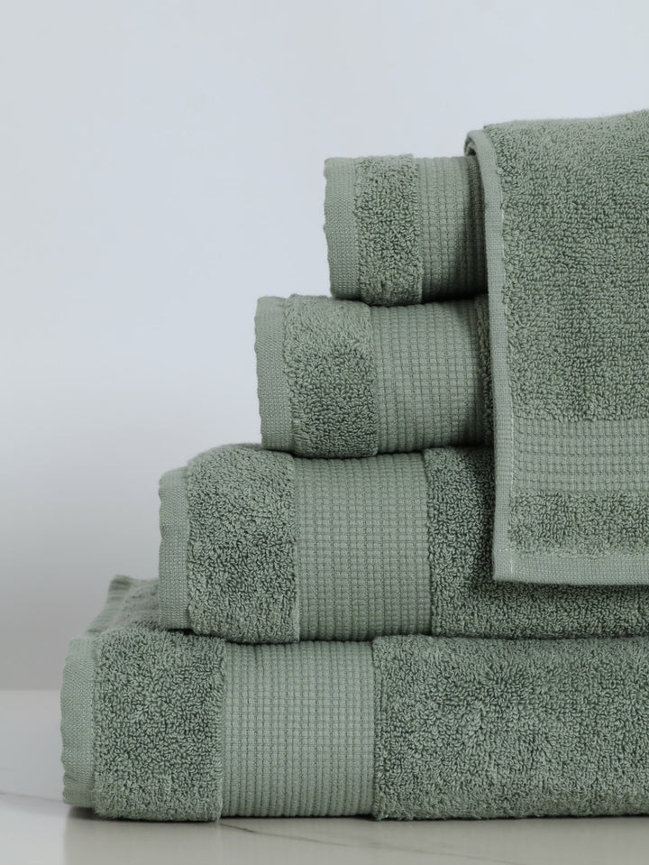 480GSM Zero Twist Colton Bath Towels - Sage