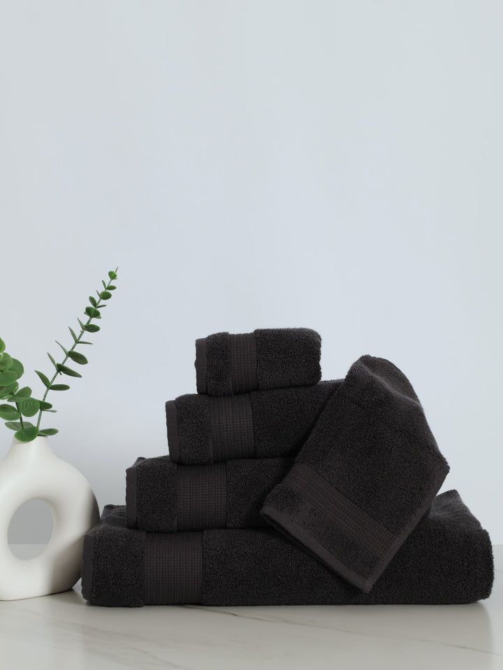 480GSM Zero Twist Colton Bath Towels - Charcoal