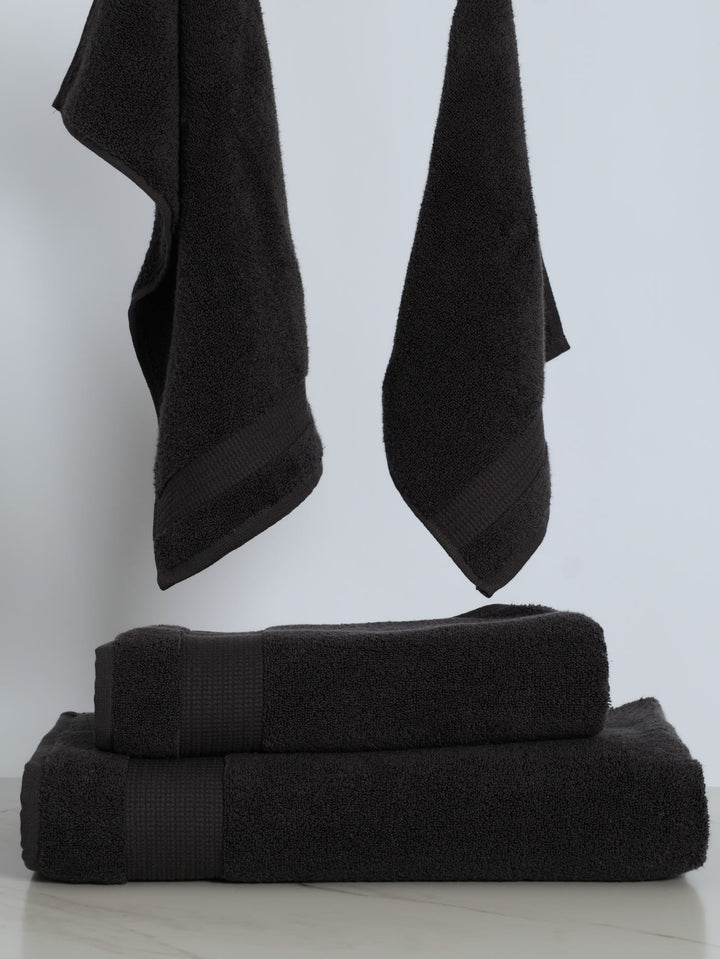 480GSM Zero Twist Colton Bath Towels - Charcoal
