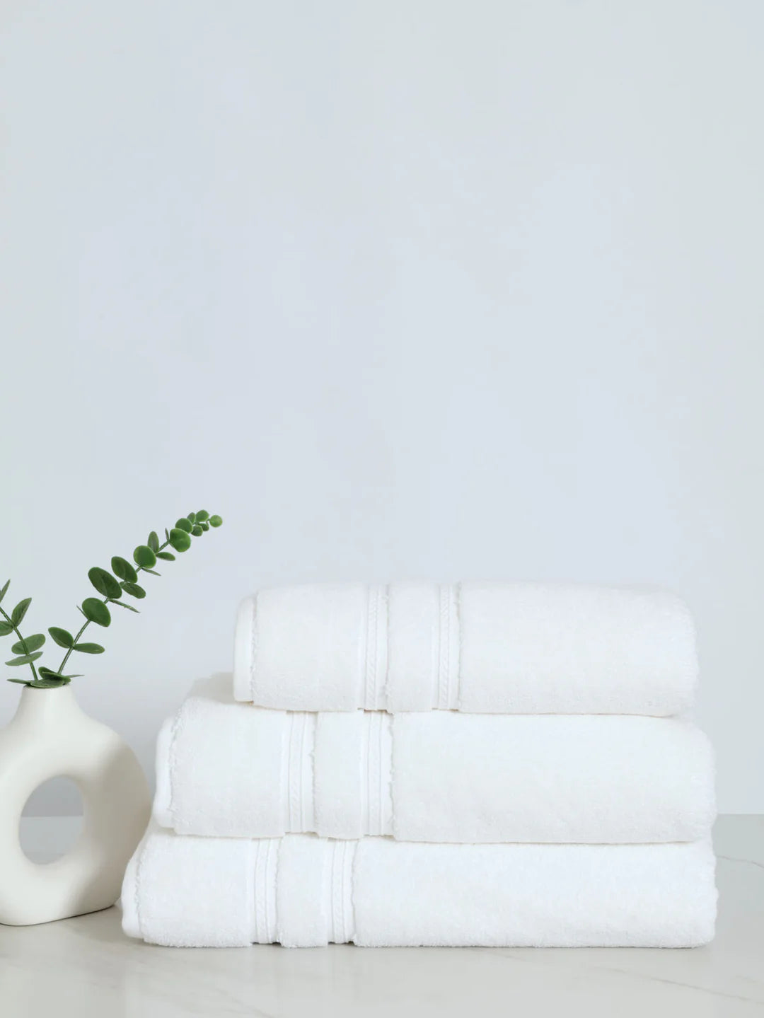 710GSM Super Luxury Premium Cotton Bath Towels - White