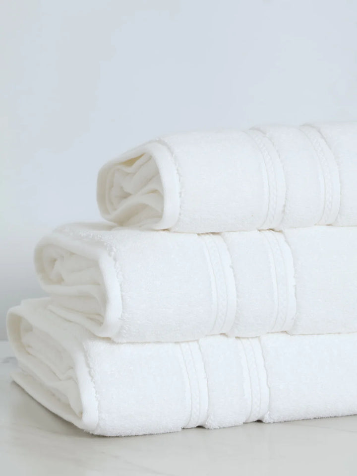 710GSM Super Luxury Premium Cotton Bath Towels - White