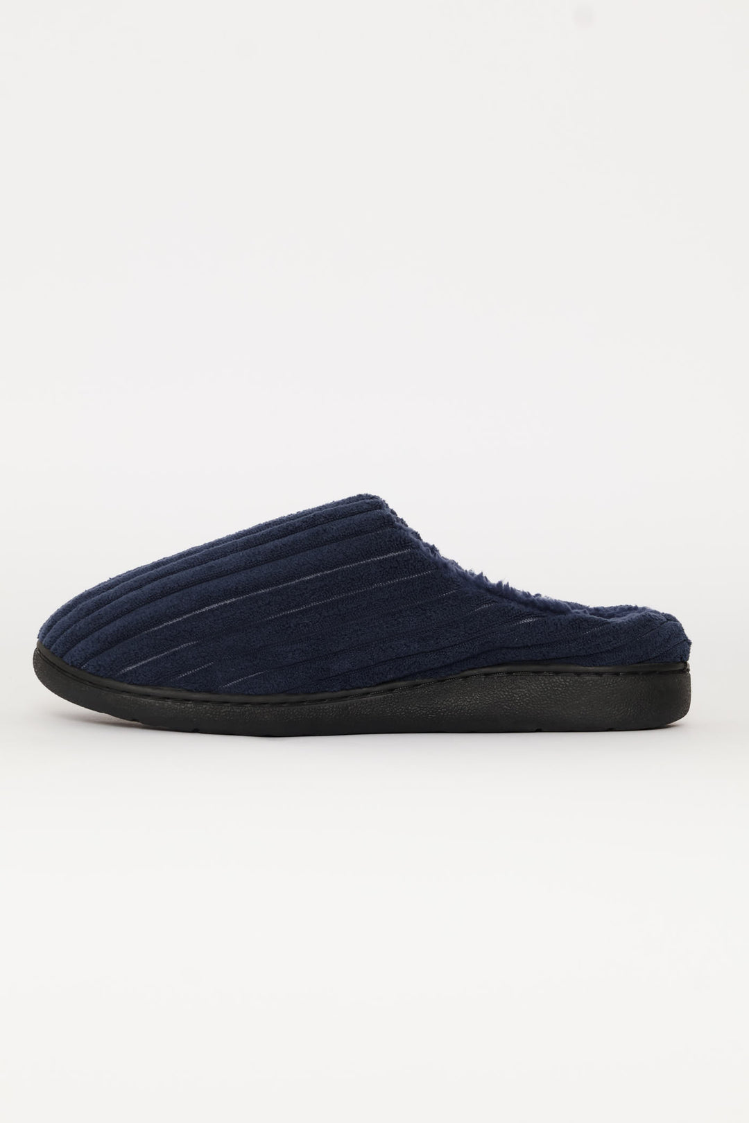 Thick Cord Upper Slipper - Navy