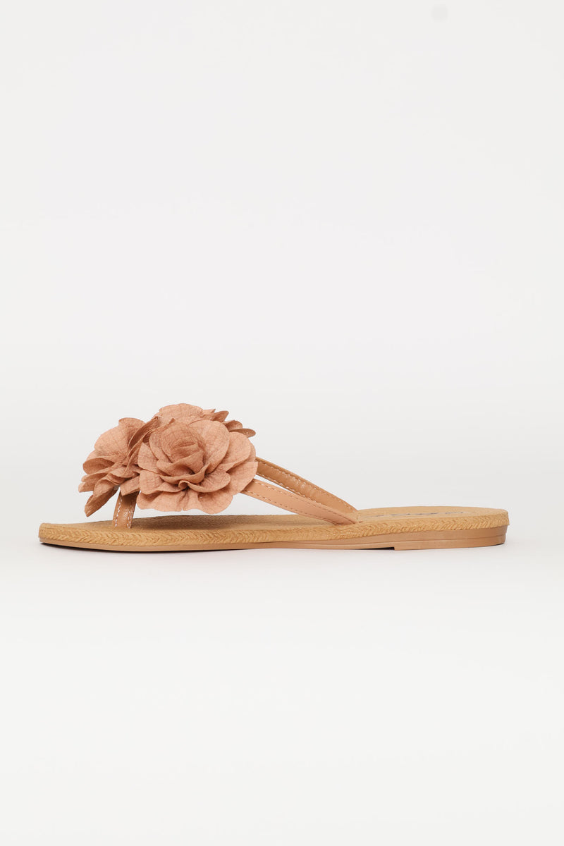 Flower Sandal - Blush