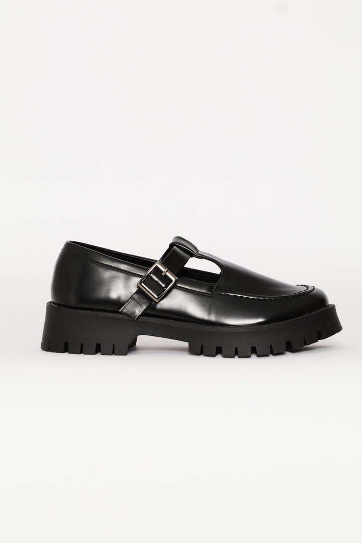 Loafer With Chunky Outsole - Black