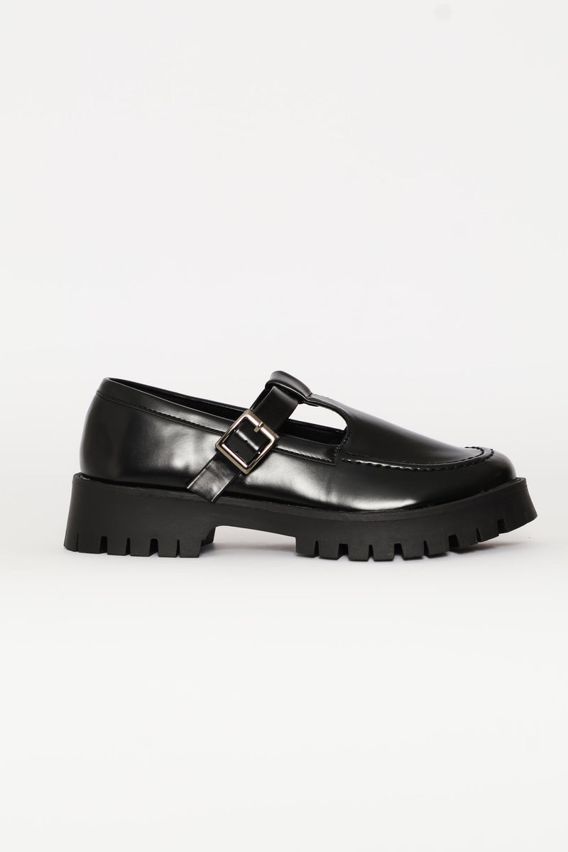 Loafer With Chunky Outsole - Black