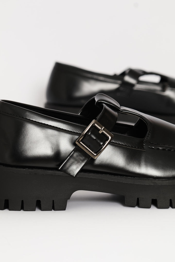 Loafer With Chunky Outsole - Black