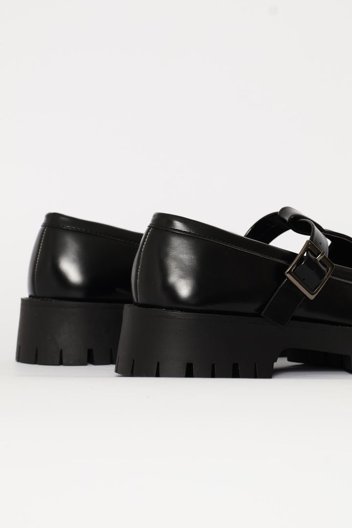 Loafer With Chunky Outsole - Black