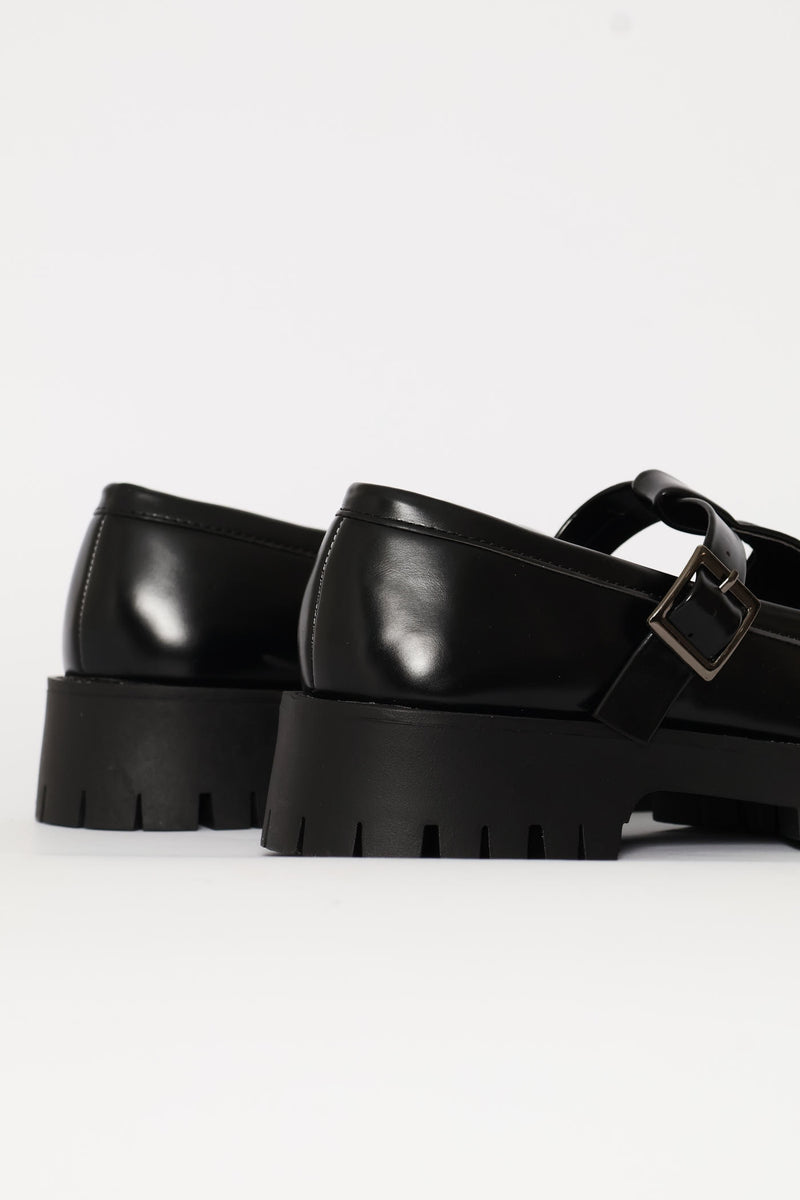 Loafer With Chunky Outsole - Black