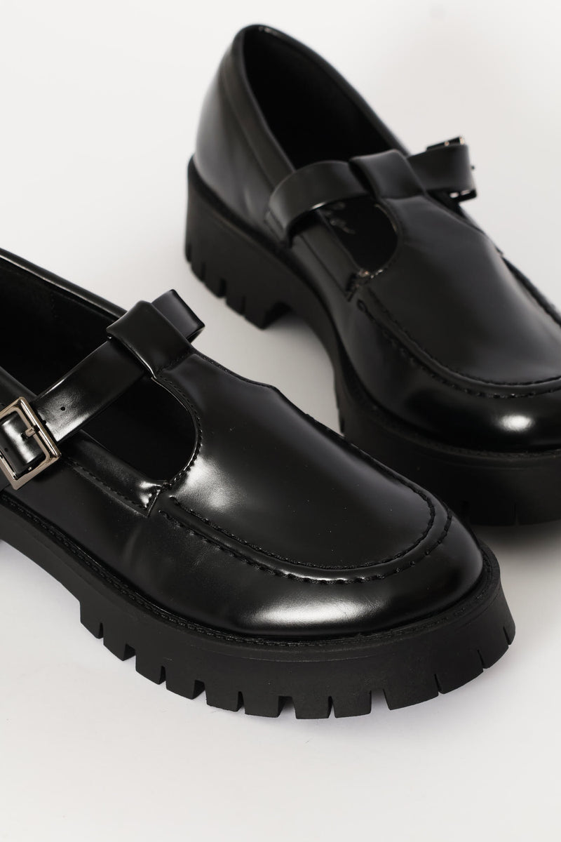 Loafer With Chunky Outsole - Black