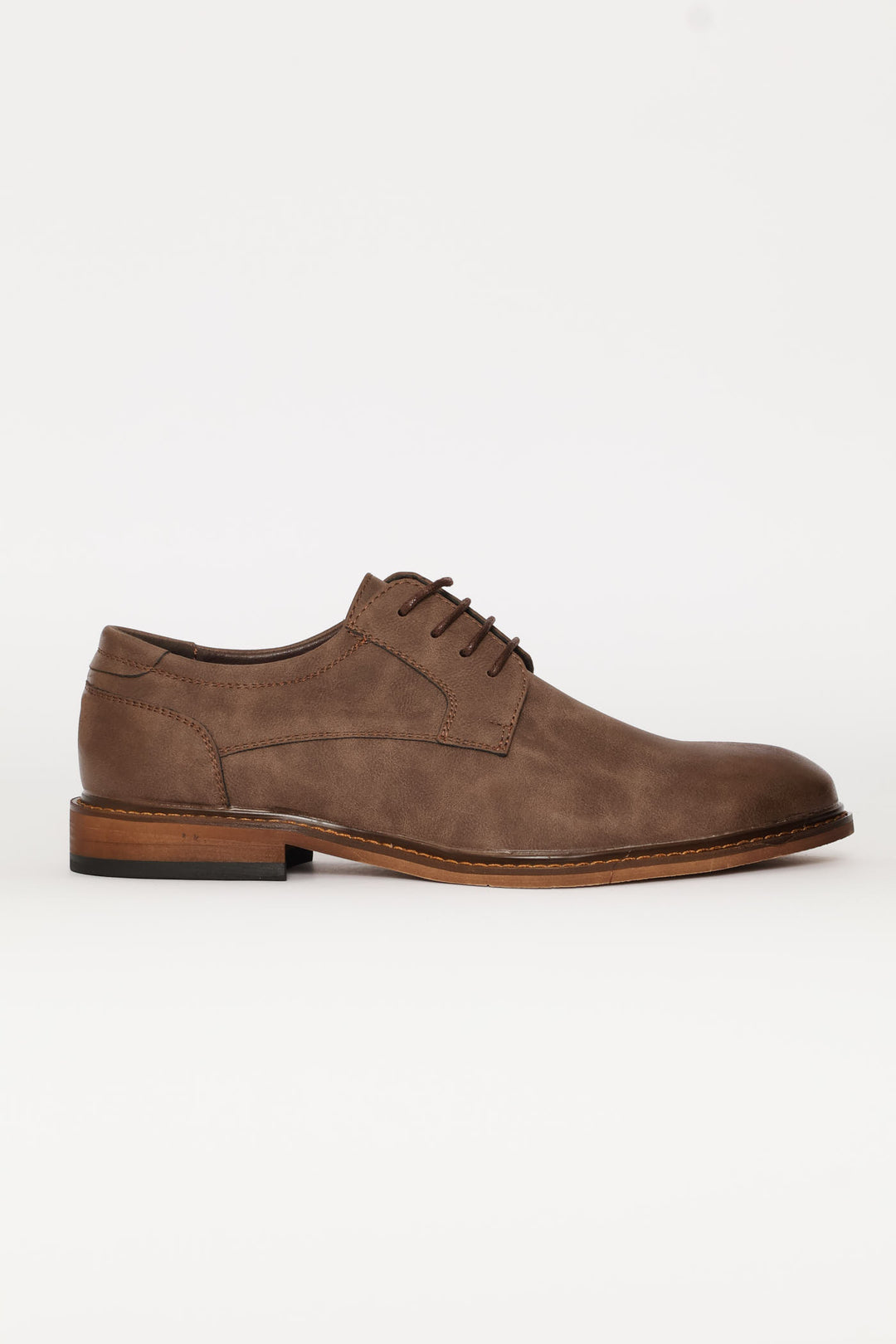 Smart Casual Lace Up Derby Shoe - Chocolate