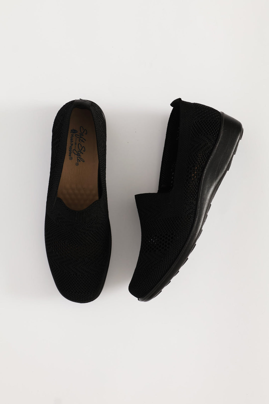 Soft Iona Knit Slip On - Black